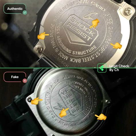 difference between original and fake casio watch|casio authenticity check.